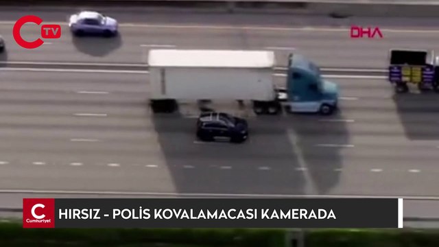 ABD'de film senaryolarını aratmayan hırsız-polis kovalamacası