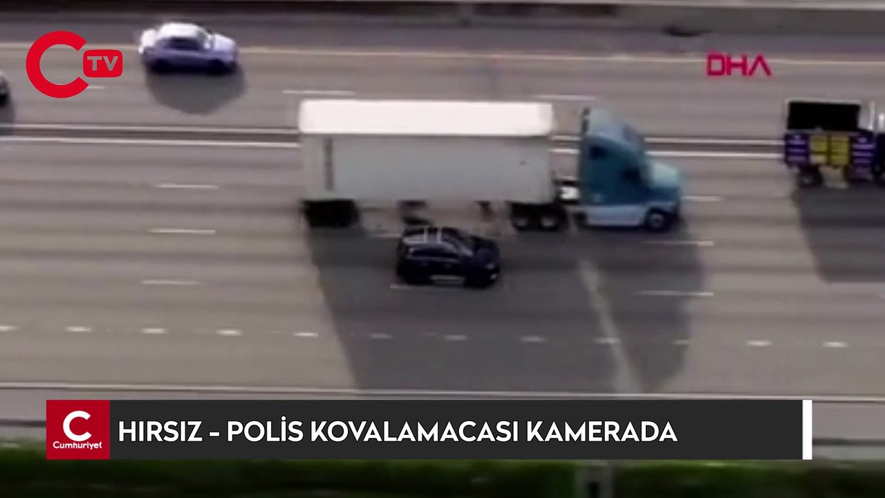 ABD'de film senaryolarını aratmayan hırsız-polis kovalamacası