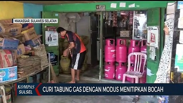 Curi Tabung Gas Dengan Modus Menitipkan Bocah
