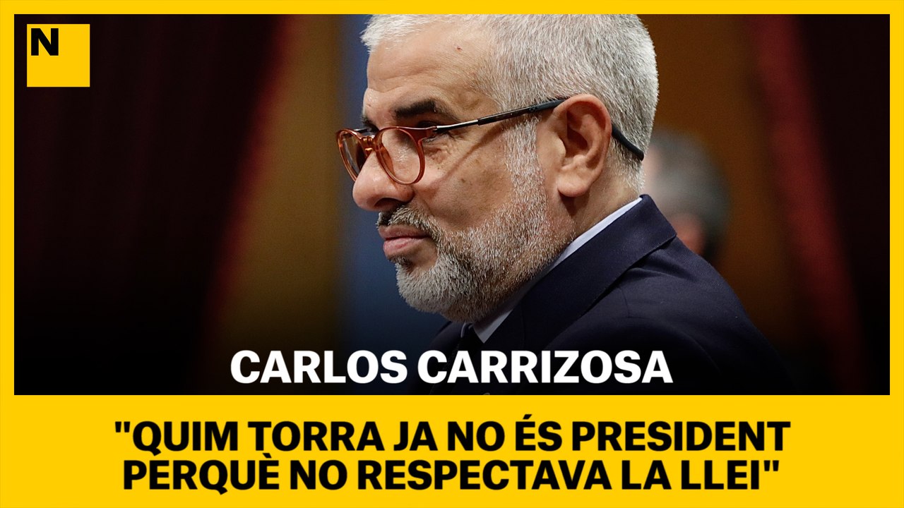 "Quim Torra ja no és president perquè no respectava la llei i com no ho feia els de Ciutadans vam anar a la fiscalia a denunciar-ho"