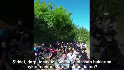 ANKARA - MSB: 35 düzensiz göçmen yasa dışı yolla Türkiye'ye gönderilmeye çalışıldı