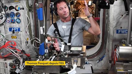 Thomas Pesquet donne des nouvelles depuis l'ISS