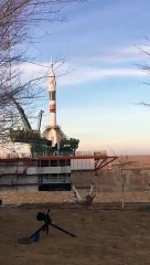 Quand tu ne respecte pas la distance de sécurité lors du décollage d'une fusée Soyouz