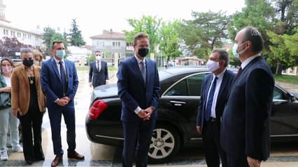 EDİRNE - Meyer-Landrut ve Kaymakcı, Edirne Valisi Canalp'i ziyaret etti