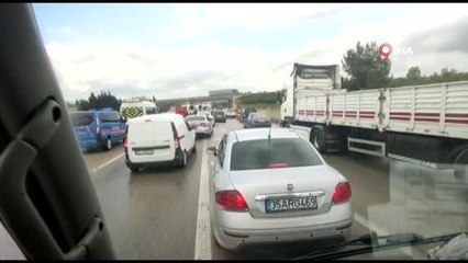 Sağanak yağış kazaya neden oldu: 7 yaralı