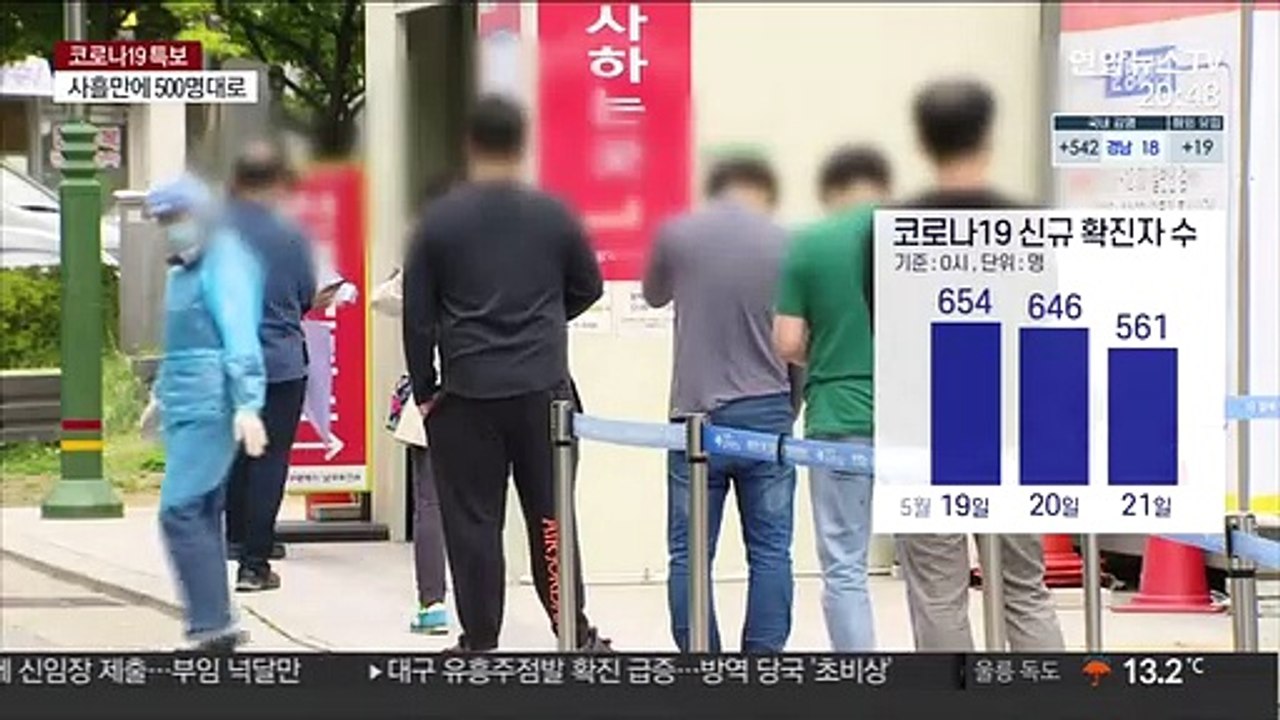 거리두기 3주간 재연장…국내 첫 '돌파감염'