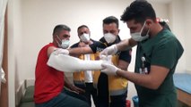 Konya’da saldırıya uğrayan ambulans şoförü yaralandı