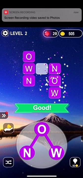 Word Crossing FACEBOOK  Level 2