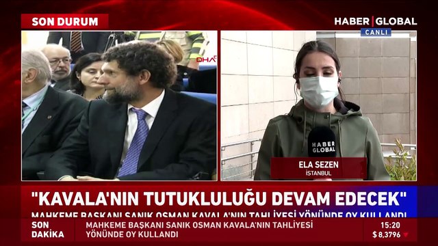 Gezi Parkı davasında Osman Kavala'nın tutukluluğuna devam kararı