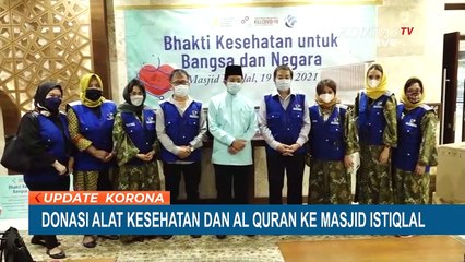 Masjid Istiqlal dapat Donasi Alat Kesehatan dan Al-Quran