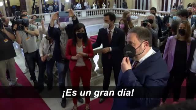 Pere Aragonès, investido president de Catalunya