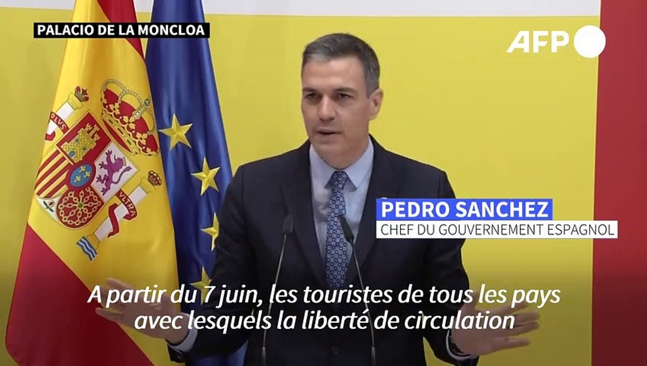 L'Espagne laissera entrer "toutes les personnes vaccinées" à partir du 7 juin