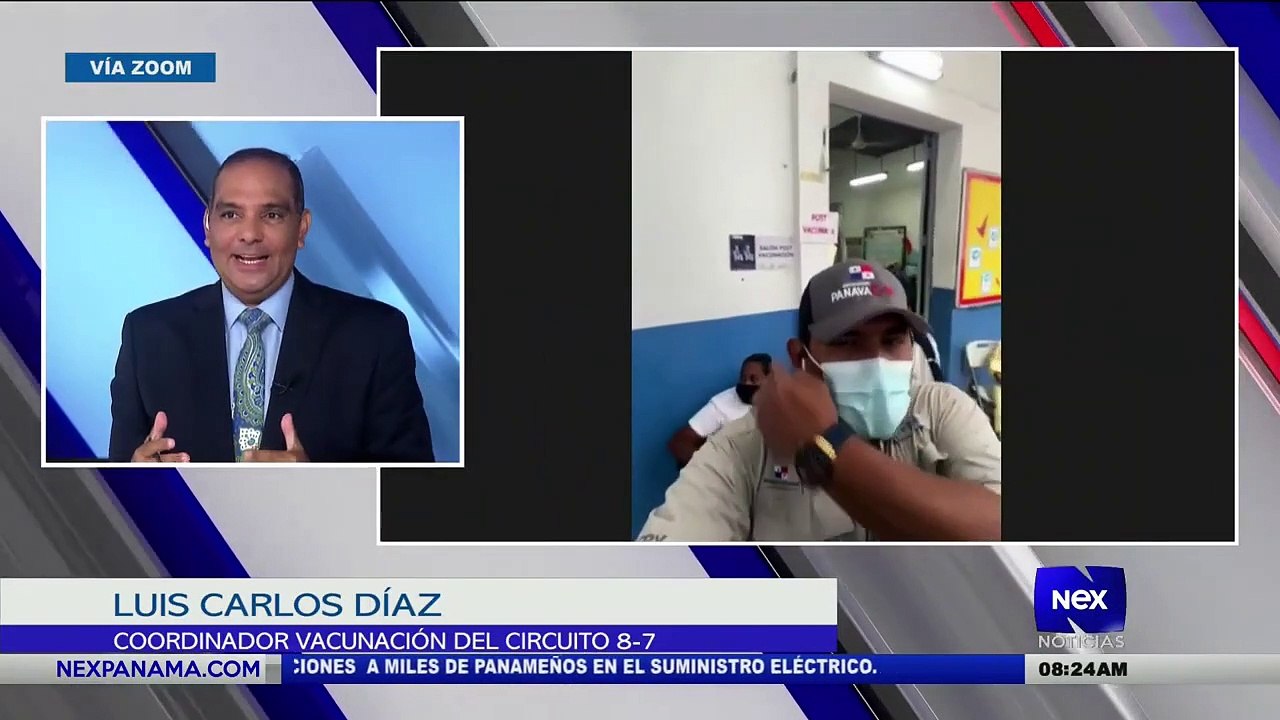 Entrevista a Luis Carlos Díaz, coordinador de vacunación del circuito 8-7 - Nex Noticias