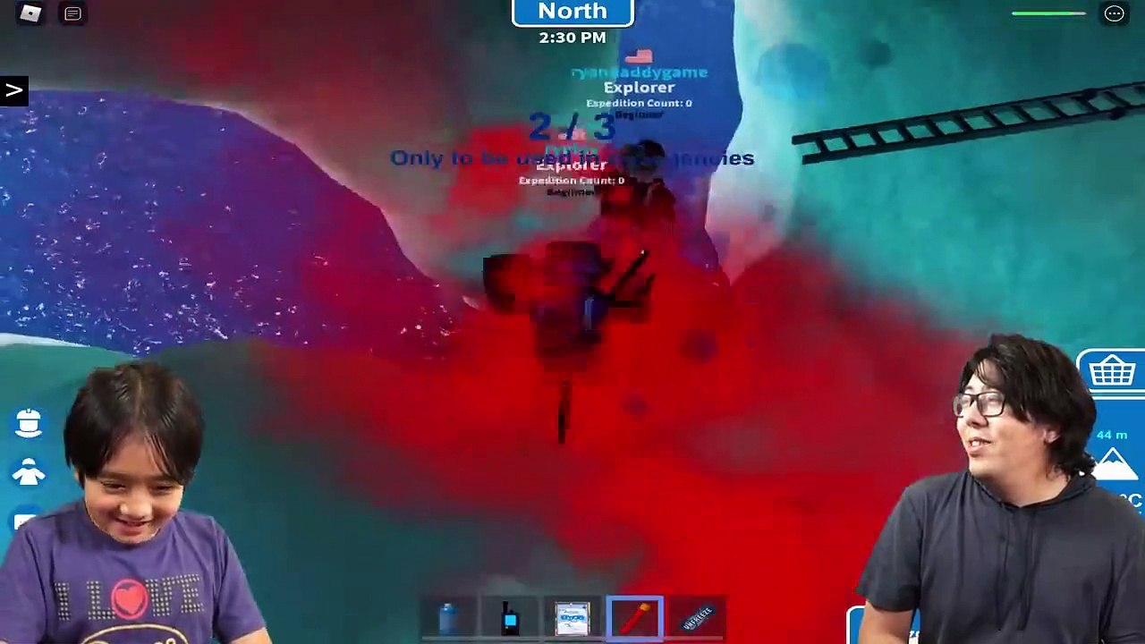 Will Ryan And Daddy Ever Make It!? Let'S Play Roblox Expedition Antarctica Part 1