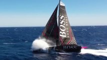 UGO BOSS VOILE 2021 : Alex Thomson annonce sa participation à la Fastnet Race et partage le retour à l'eau du bateau HUGO BOSS