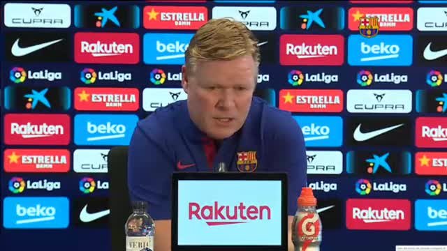 Koeman: Creo que hay respetar más a tu entrenador, a nuestros jugadores