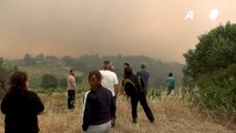 Waldbrand in Griechenland nicht unter Kontrolle