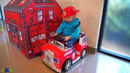 Fire Trucks Ride On Pretend Play Rescue Mission Fun Ckn Toys