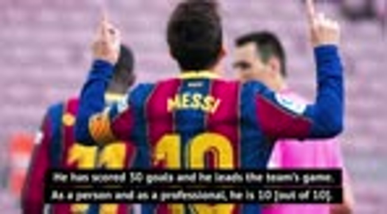 Koeman hopes 'unique' Messi will stay amid uncertain Barca future