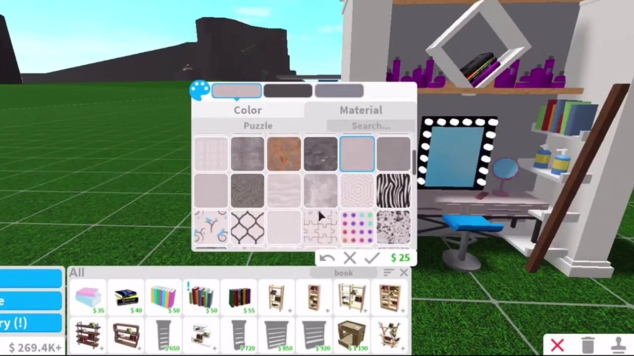 Aesthetic Makeup Table 4K Bloxburg Speedbuild video Dailymotion