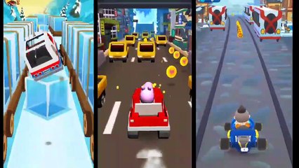Tag With Ryan'S Vs Ckn Toys Car Hero Vs Peppa Pig Run Gameplay