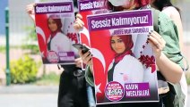 Kayseri'de sivil toplum kuruluşlarından kadın öğretmenin öldürülmesine tepki
