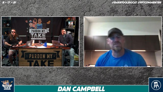 FULL VIDEO EPISODE: Lions HC Dan Campbell, NHL/NBA Playoffs, Plus Monday Reading On What Animals You Could Kill