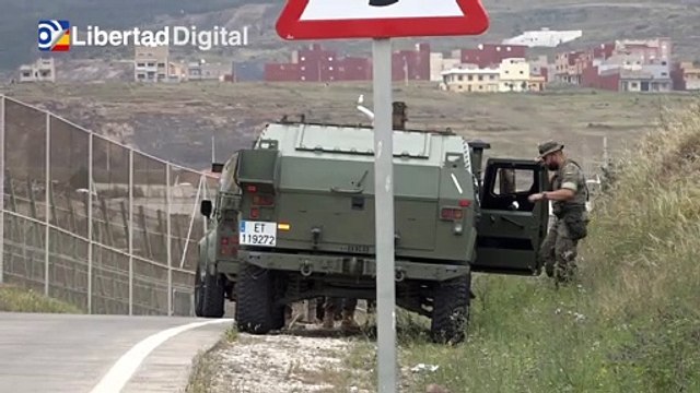 El Gobierno despliega a las Fuerzas Armadas en el perímetro fronterizo de Melilla