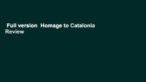 Full version  Homage to Catalonia  Review