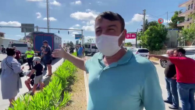 Kamyon kırmızı ışıkta bekleyen araçların arasına daldı: 2 yaralı