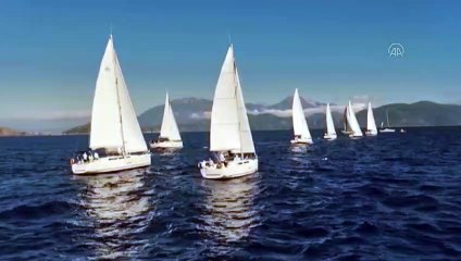 MUĞLA - Şarık Tara-Atatürk'ü Anma Gençlik Kupası Yelken Yarışları tamamlandı