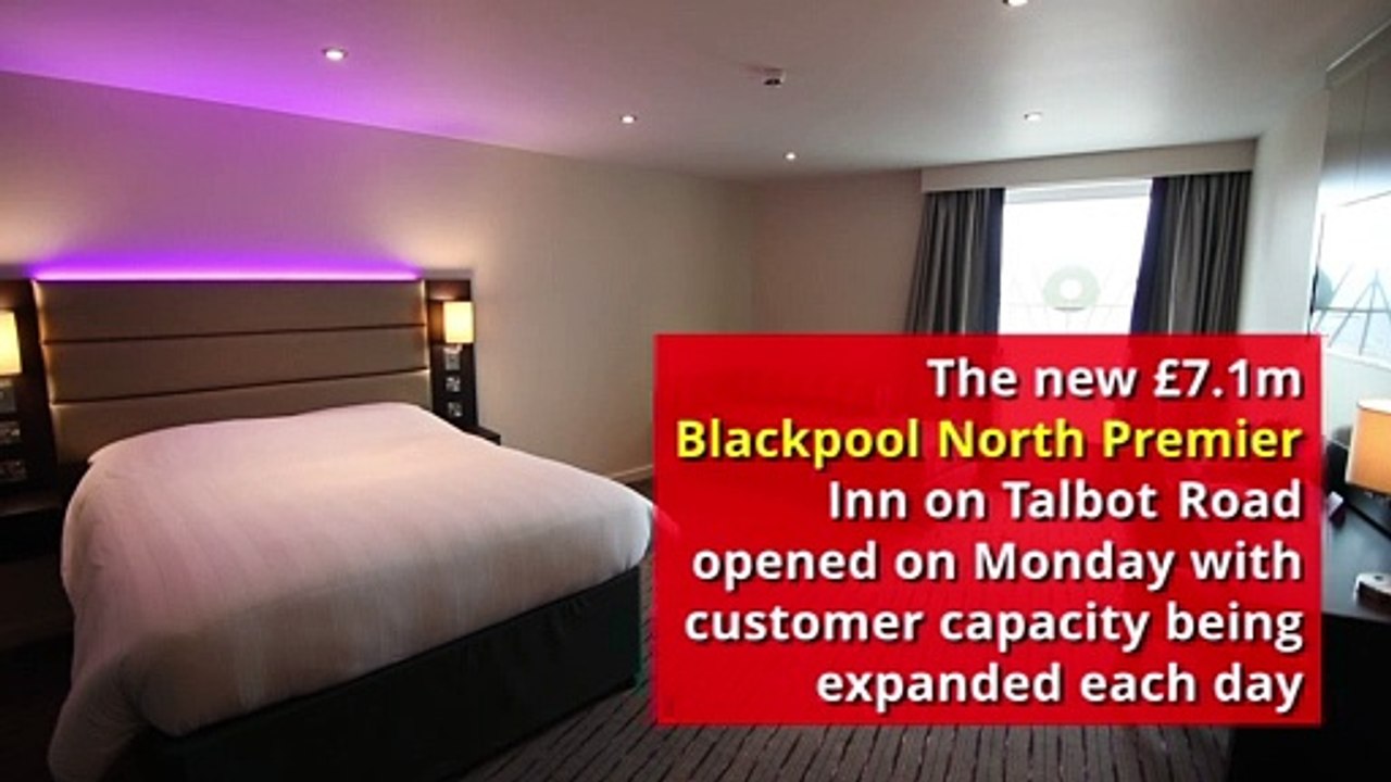 Blackpool's newest hotel has opened its doors to customers with impressive views over North Pier