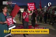 Palestinos celebran “alto al fuego”: Israel acepta tregua y pone fin a bombardeos