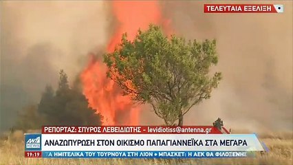 Φωτιά σε Κορινθία-Δυτική Αττική: Αναζωπύρωση στον οικισμό Παπαγιαννέικα