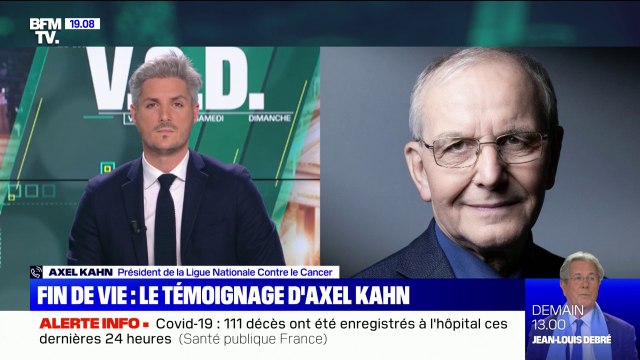Axel Kahn: Cette fin annoncée n’est vraiment pas tragique, parce que j’ai bien vécu
