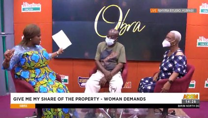 Give My Share of The Property - Woman demands -Obra on Adom TV (21-5-21)
