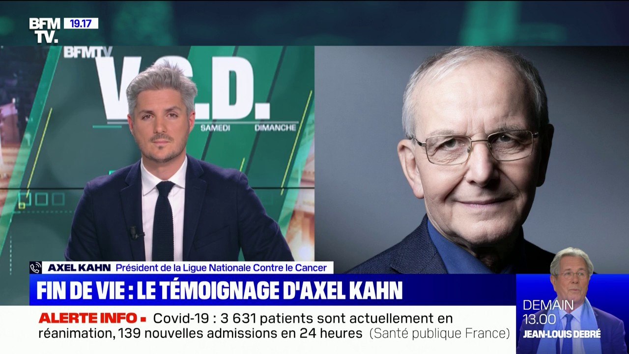 Axel Kahn face à la maladie: "Le vertige m’a saisi lorsque j’ai appris le diagnostic"
