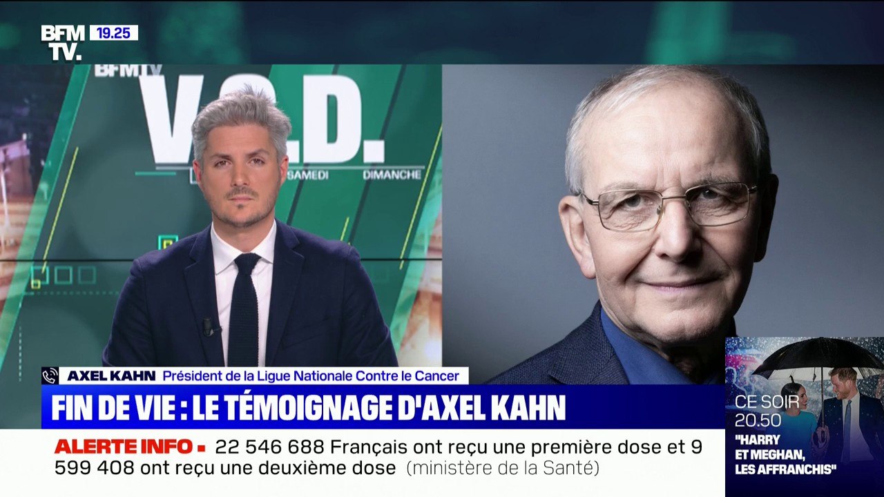 Axel Kahn: "Je sais que ma mémoire, mes écrits, feront qu’intellectuellement je continuerai de vivre à travers les autres"