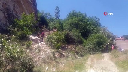 İskilip Kalesi’nde sır ölüm