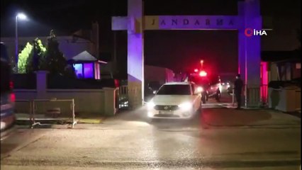 Robocop kıyafetli jandarma ekipleri eşliğinde adliyeye sevk edildiler