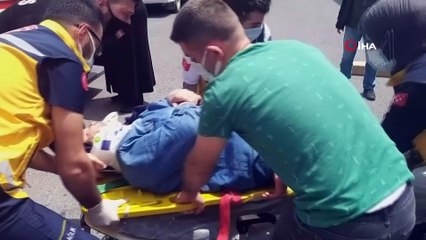 Otobüsten inmek isteyen yaşlı kadınlar hastanelik oldu