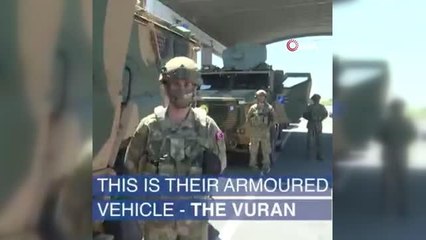 NATO, Türk zırhlısı "Vuran"ı paylaştı