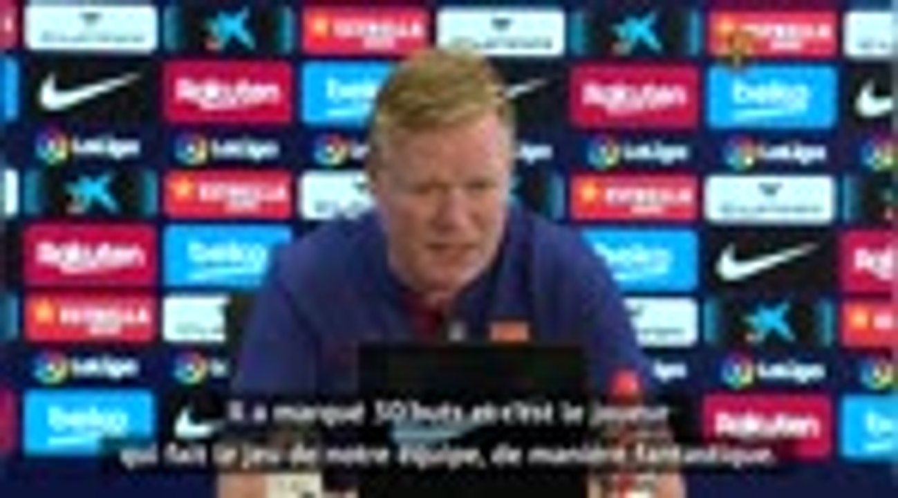 38e j. - Koeman : "Le Barça avec Messi a beaucoup plus d'avenir que le Barca sans Messi"