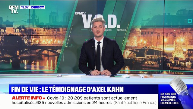 Cette fin annoncée n'est pas vraiment tragique parce que j'ai bien vécu , témoigne Axel Kahn - 21/05