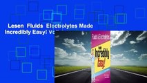 Lesen  Fluids  Electrolytes Made Incredibly Easy! Voll