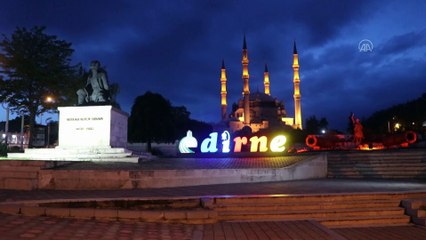 EDİRNE - Trakya sokağa çıkma kısıtlamasıyla sessizliğe büründü