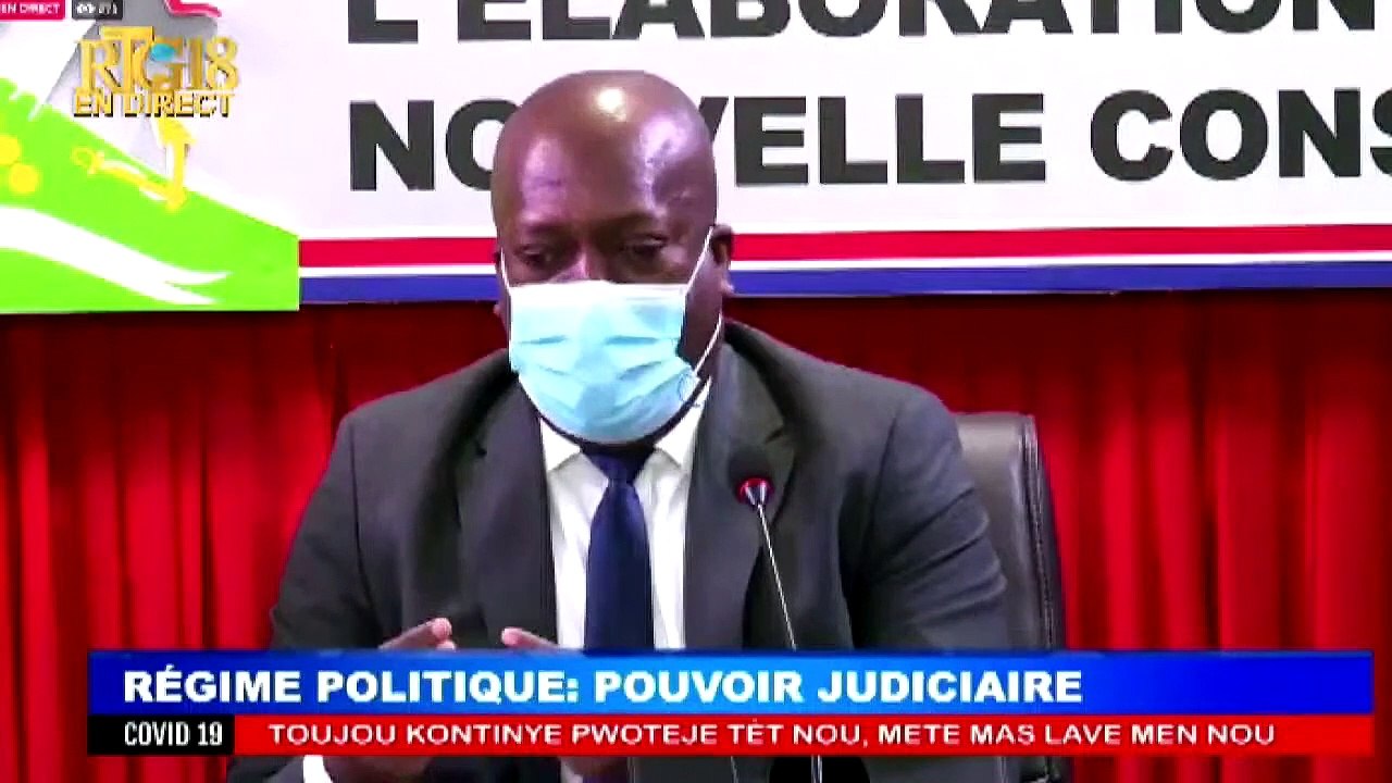 3eme série des 9 Débats sur le projet de la nouvelle Constitution Régime Politique: Judiciaire