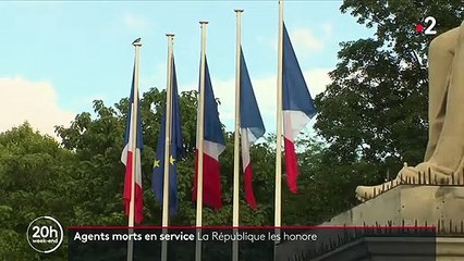 Agents morts en service : Emmanuel Macron souhaite créer un statut de "mort pour le service de la République"