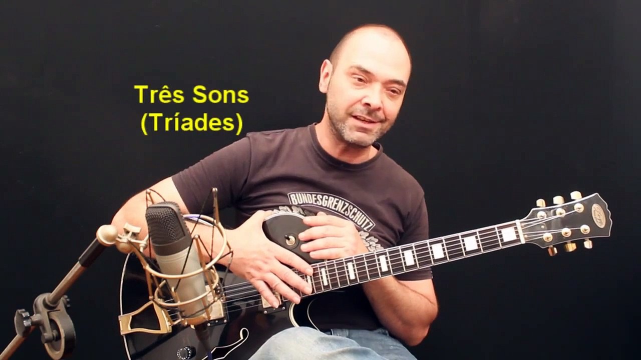 Arpejos na guitarra (tríades e tétrades - improvisação)