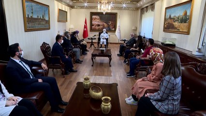 ANKARA - Diyanet İşleri Başkanı Erbaş: 'Filistin davasını hiçbir zaman ihmal etmeden geleceğe taşıyınız'